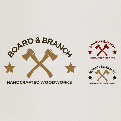 Create a Logo for Board & Branch, a woodworking company focused onsalvaged timber