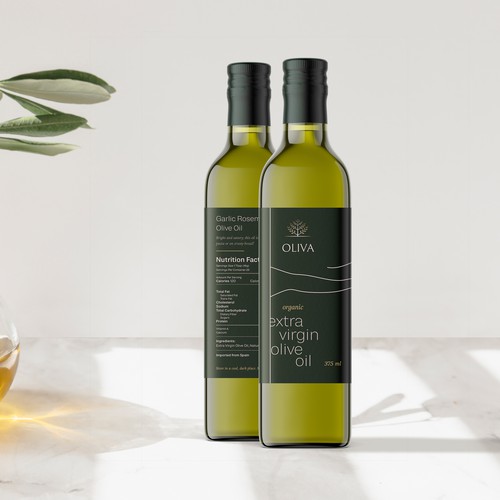 Modern Minimalistic Design for an Olive Oil Brand