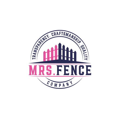 Mrs. Fence Company Logo