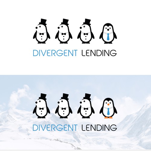 Logo concepr for Divergent Lending