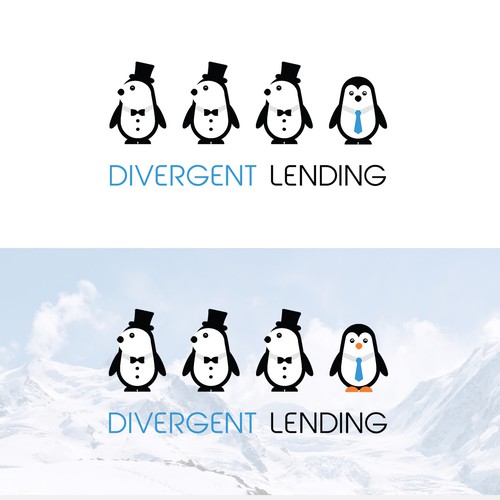 Logo concepr for Divergent Lending