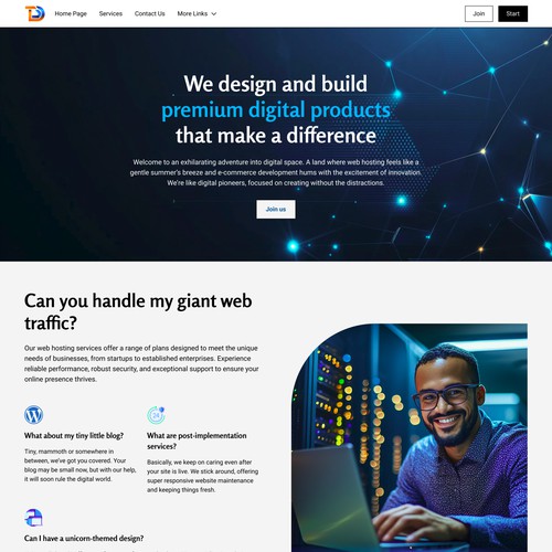 Web-Hosting & Web-Design website 