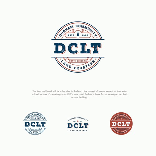 Hip-Lux Logo for Durham Community Land Trustees