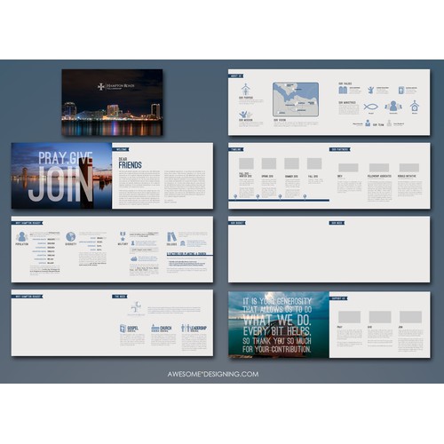 brochure design for Hampton Roads Fellowship