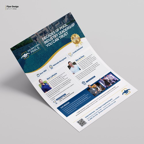 Flyer: Golden State Pools
