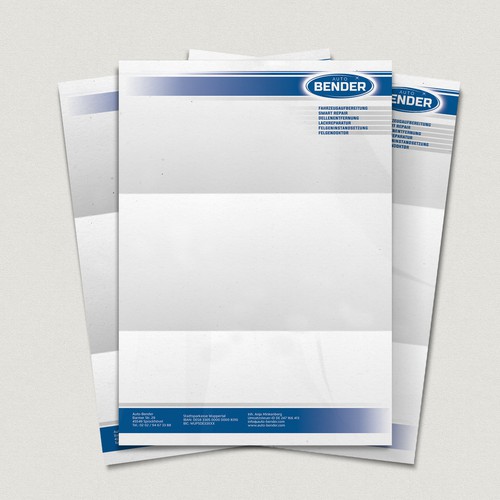 Auto-Bender Letterhead design