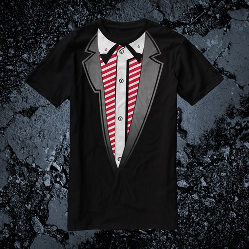 T-Shirt "Tuxedo" - multiple Winner possible