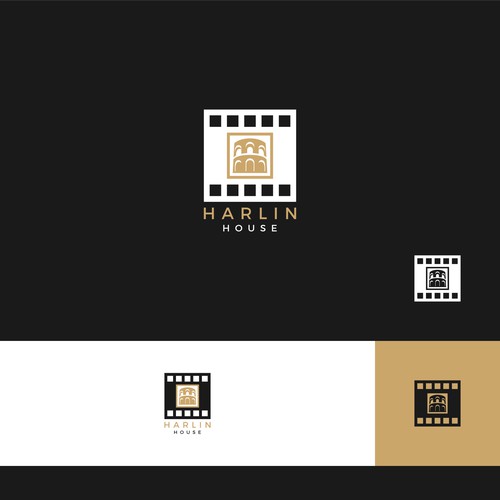 Logo for an artistic management company in the film industry.