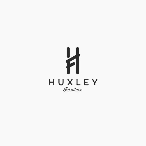 Huxley furniture logo design