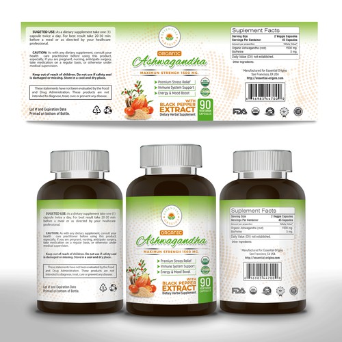 Label Organic Ashwagandha