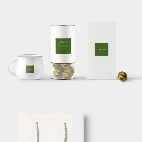 Packaging for tea company.