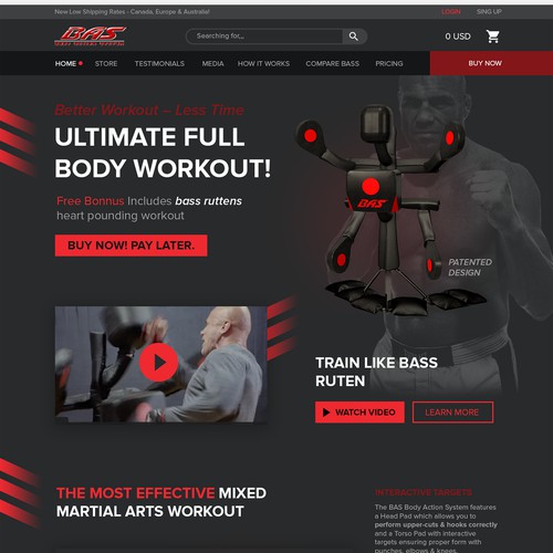 sport machine web design