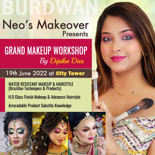 Flyer Design Work for Makeup Artist