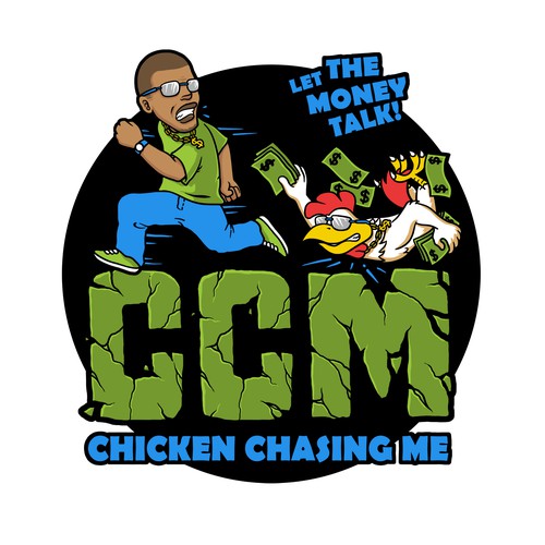 Cartoon character logo concept for CCM