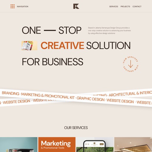 Design Studio / Creative Agency Website