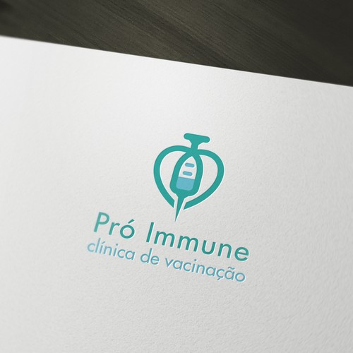 create a logo that conveys confidence and sophistication  to a clinical vaccine