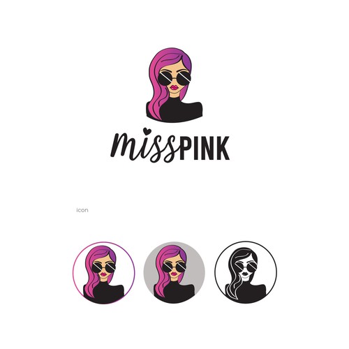 Miss Pink logo design