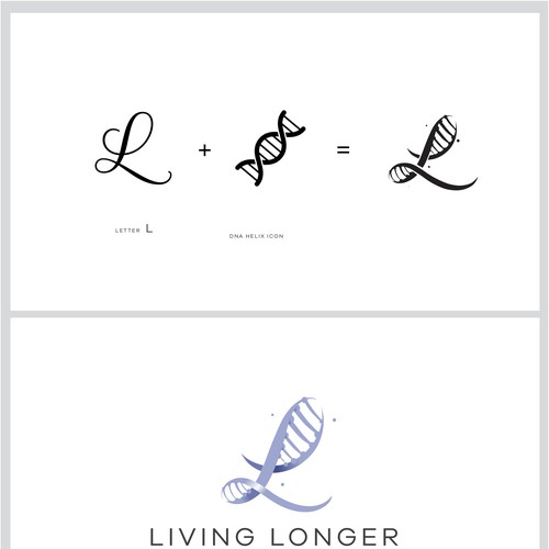 Logo concept for living longer