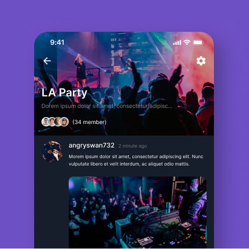 Event App design