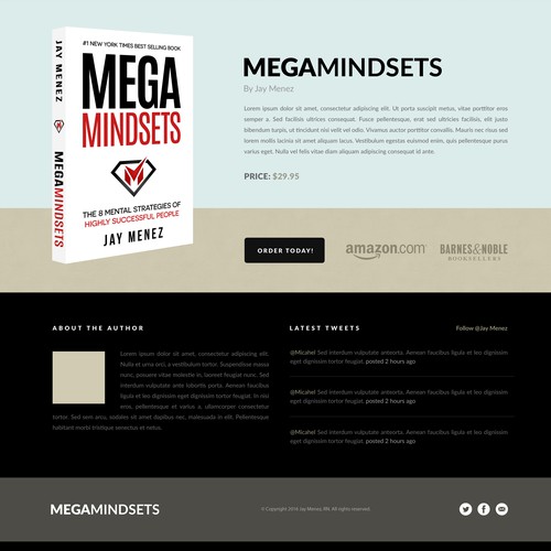 Book Cover "Mega Mindsets" Jay Menez