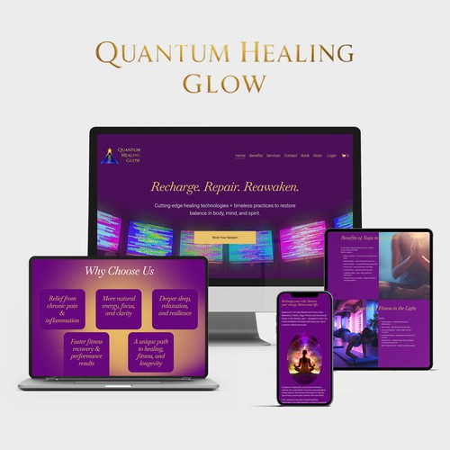 Luxury Wellness Brand & Website Design