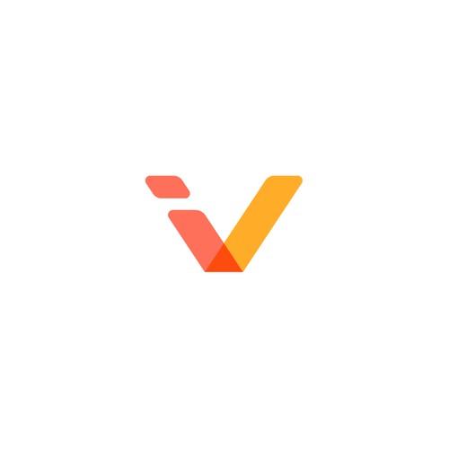 i + v Logo Design Letter Mark - Available For SALE