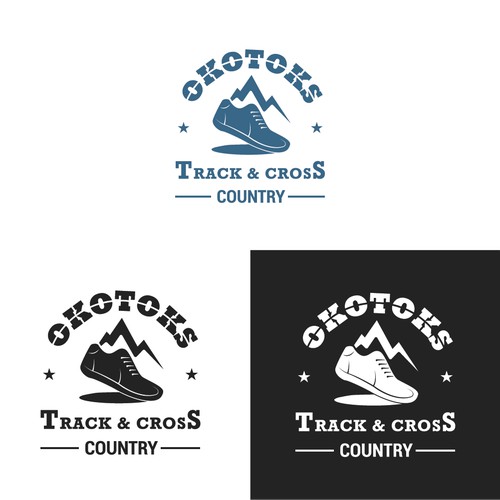 Okotoks Track & Cross Country Logo Concept