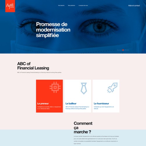 Website to help build engagement for a financial institution in Haiti.