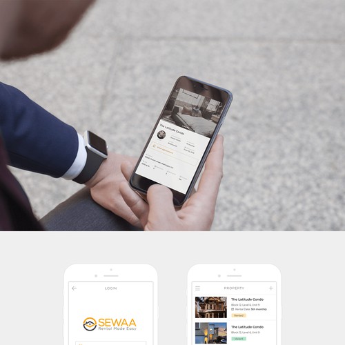 App design for a property rental system