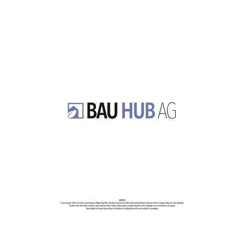 Logodesign Bau Hub