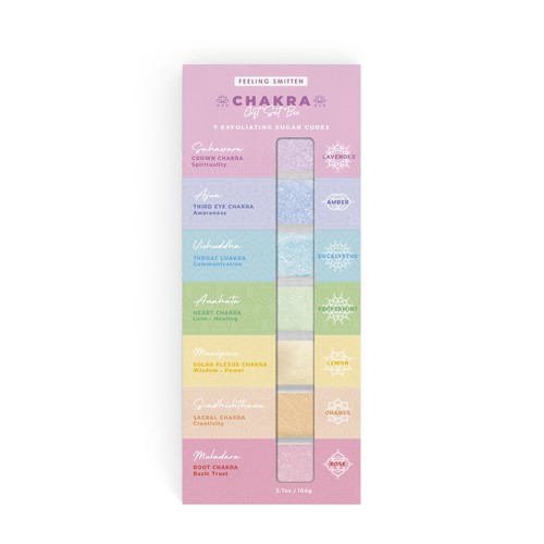 CHAKRA Sugar Scrub Gift Set Box- Unique and Modern