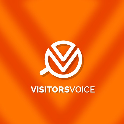 Logo design for Visitors Voice - a brand with a global audience