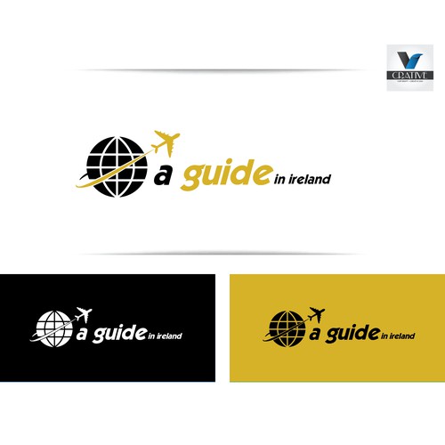 Create a clever and cool logo for A guide in Ireland