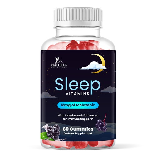 Tasty Sleep Vitamin Gummies Design Needed for Nature's Nutrition