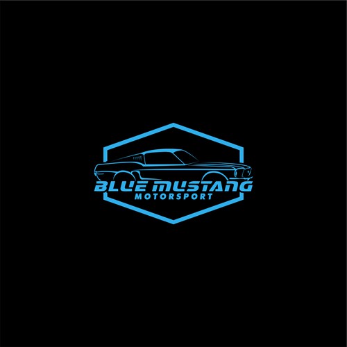 Blue Mustang Motorsport Logo