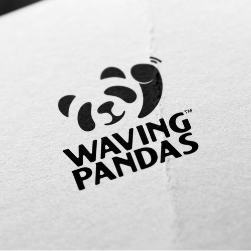 Waving Panda - simple and memorable design for a creative agency