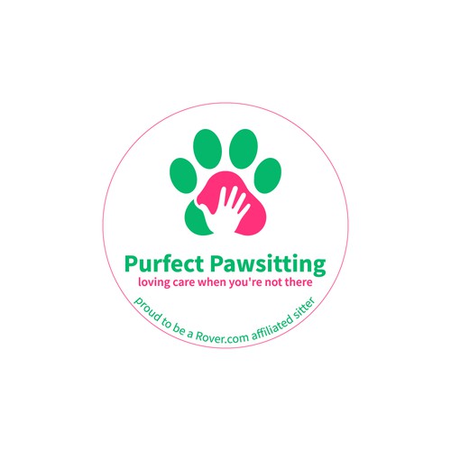 Purfect Pawsitting Logo Design