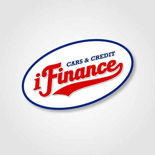 Vintage logo design for i Finance