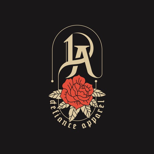 Logo for defiance apparel