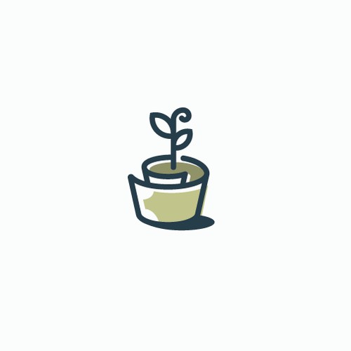 Minimalist financial logo