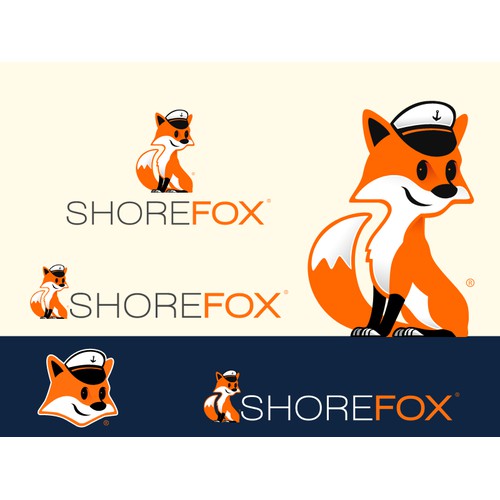 Create a captivating logo and mascot for ShoreFox - the shore excursions & tours mobile app!