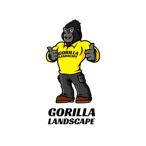 Put a Gorilla in a lawn care uniform.