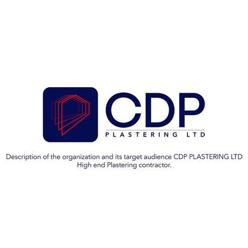 Logo for CDP high plastering contractor