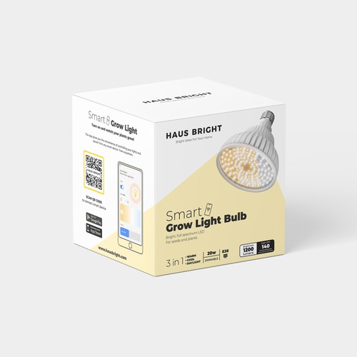 Light Bulb packaging design.