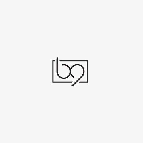 b9 logo design
