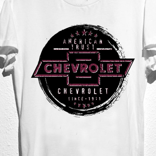 Create a simple, stylish CHEVROLET MENS TSHIRT design