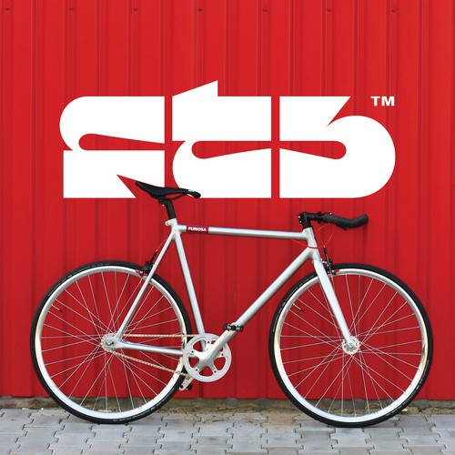 fat lettering for bicycle brand