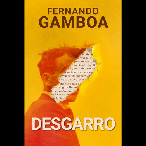 A cover design for a thriller novel.