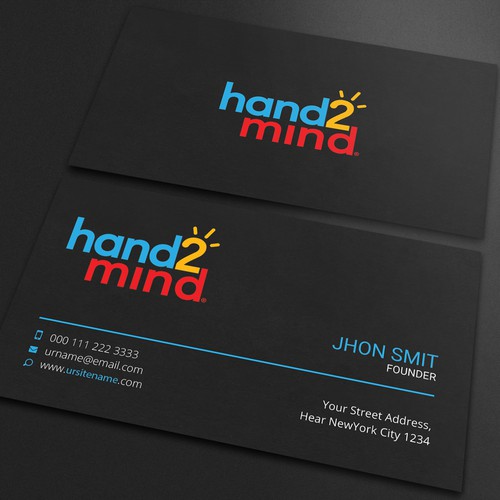 business card design