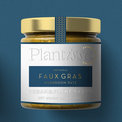 Label design for Gourmet Mushroom Pate